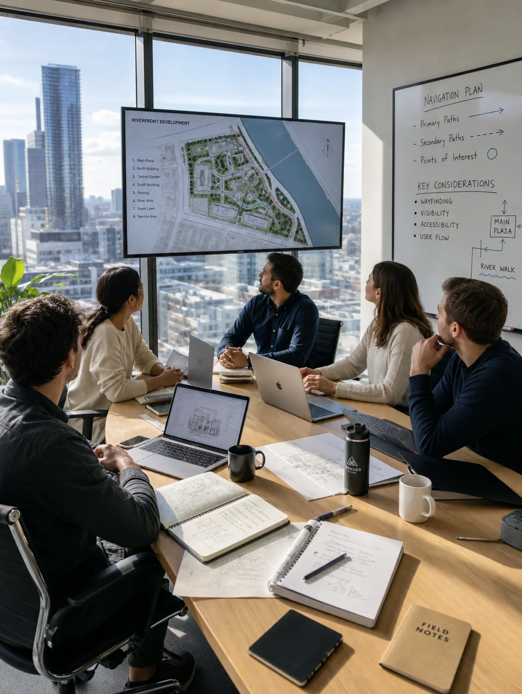 Professional team collaborating on modern enterprise solutions